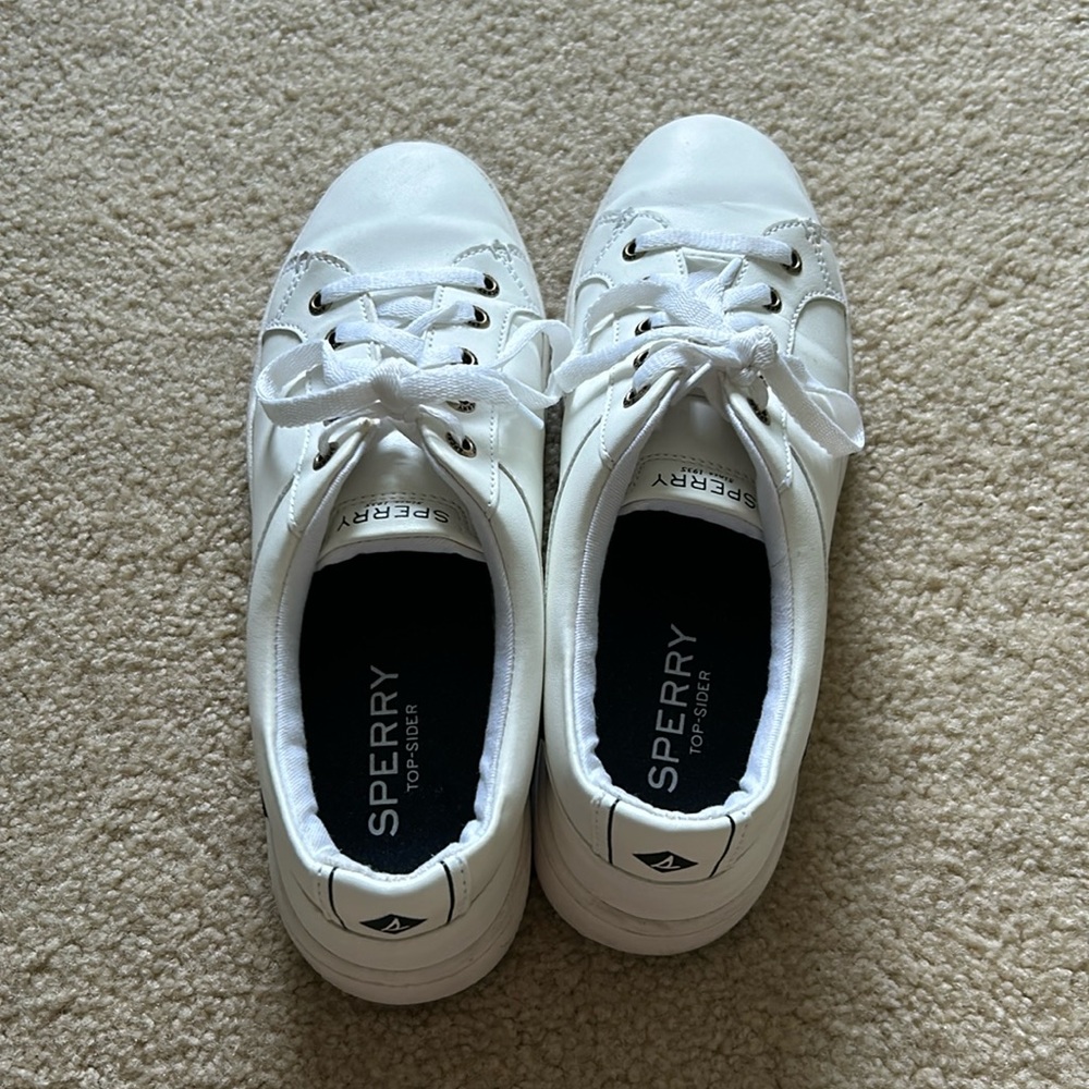 Sperry white sneakers new size 7.5